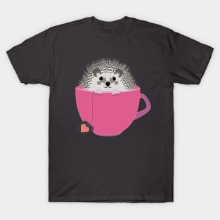 Valentine Hedgehog Cup T-Shirt